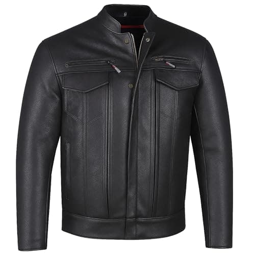COMMUTER COMMUTER Buffalo Leather Jacket